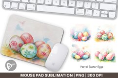 Mouse Pad Pastel Easter Eggs Product Image 1