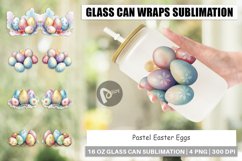 Glass Can Wraps Pastel Easter Eggs Product Image 1