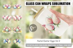 Glass Can Wraps Pastel Easter Eggs Product Image 1