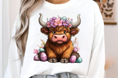 Pastel Egg Dream Cow Clipart Product Image 2