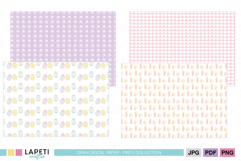 Easter themed printable paper set