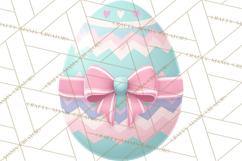 Pastel Easter Egg Clipart, Printable PNG, Decorative Spring Product Image 3