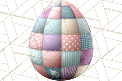 Pastel Easter Egg Clipart, Printable PNG, Decorative Spring Product Image 4