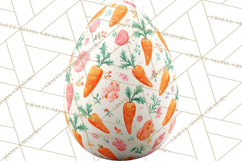 Pastel Easter Egg Clipart, Printable PNG, Decorative Spring Product Image 3