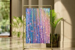Pastel Electric Rain Seamless Digital Paper Bundle Product Image 2