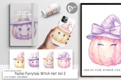 Pastel Fairytale Witch Hat Digital Paper Product Image 1