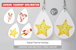 Earring Pastel Holiday Festive Product Image 1