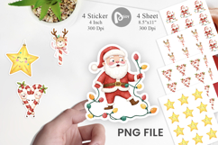 Pastel Holiday Festive Sticker Product Image 1
