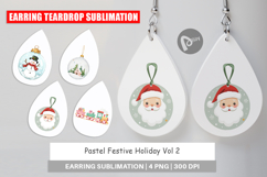 Earring Pastel Holiday Festive Product Image 1