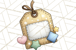 Pastel Nursery Clipart PNG, Watercolor Floral Baby Decor Product Image 4