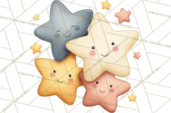 Pastel Nursery Clipart PNG, Watercolor Floral Baby Decor Product Image 5