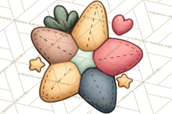 Pastel Nursery Clipart PNG, Watercolor Floral Baby Decor Product Image 3