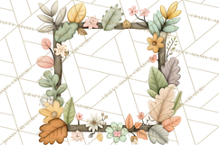 Pastel Nursery Clipart PNG, Watercolor Floral Baby Decor Product Image 4