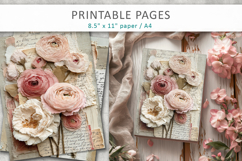 Vintage Floral Junk Journal Pages Product Image 6