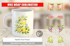 Mug Wrap Fruit Picnic Product Image 1