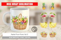 Mug Wrap Fruit Picnic Product Image 1