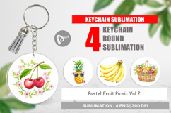Keychain Fruit Picnic Product Image 1
