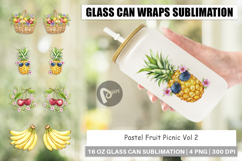 Glass Can Fruit Picnic Product Image 1