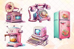 Pastel Furniture Bundle Watercolor Sublimation Product Image 3