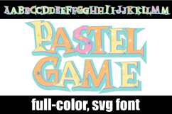 Pastel Game Color Font Product Image 1