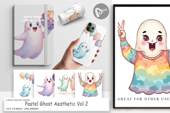 Digital Paper Pastel Ghost Vibes Product Image 1