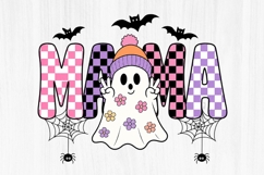 Pastel Ghost Mama Halloween PNG Product Image 1