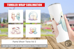 Tumbler Pastel Ghost Twins Product Image 1