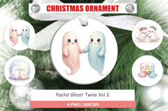Ornament Pastel Ghost Twins Product Image 1