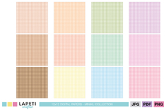 cute plaid pattern scrapbook papers