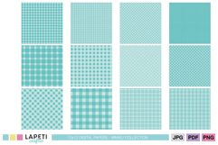Pastel gingham pattern background