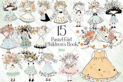 Pastel Girl Children's Book Sublimation Product Image 1