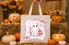 Pastel Glitter Ghost Png, Halloween Png Product Image 2