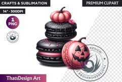 Pastel Goth Halloween PNG, Pink Halloween Clipart, gothic Product Image 1