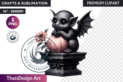 Pastel Goth Halloween PNG, Pink Halloween Clipart, gothic Product Image 1