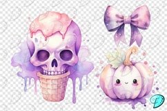 Pastel Goth Halloween Candy Watercolors Product Image 4