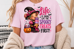 Pastel Goth Halloween PNG, Cute Glam Girl Sublimation Product Image 3