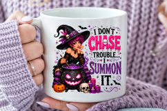 Pastel Goth Halloween PNG, Cute Glam Girl Sublimation Product Image 4