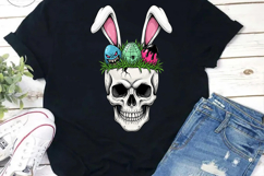 Pastel Goth Spooky Easter Skull Sublimation Product Image 4