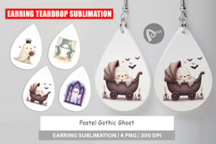 Earring Pastel Gothic Ghost Product Image 1