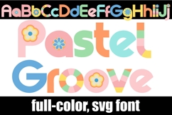 Pastel Groove Color Font Product Image 1