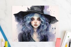 Witch Pastel Halloween 20oz Tumbler Wrap Sublimation Design Product Image 2