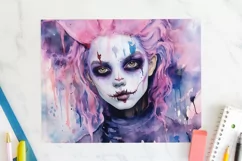 Pastel Halloween 20oz Tumbler Wrap Goth Sublimation Design Product Image 2