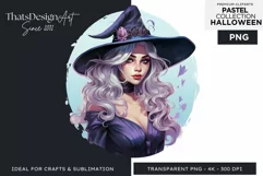 Watercolor Pastel Halloween Clipart PNG for sublimation Product Image 1