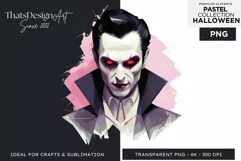 Watercolor Pastel Halloween Clipart PNG for sublimation Product Image 1
