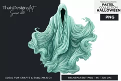 Watercolor Pastel Halloween Clipart PNG for sublimation Product Image 1