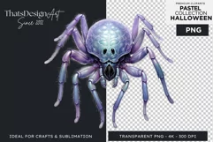 Watercolor Pastel Halloween Clipart PNG for sublimation Product Image 1