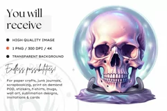 Watercolor Pastel Halloween Clipart PNG for sublimation Product Image 2
