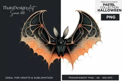 Watercolor Pastel Halloween Clipart PNG for sublimation Product Image 1