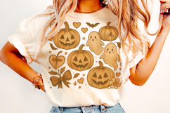 Halloween Pumpkins PNG, Ghost PNG, Spooky PNG, Boo PNG, Fall Product Image 2