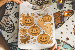 Halloween Pumpkins PNG, Ghost PNG, Spooky PNG, Boo PNG, Fall Product Image 4